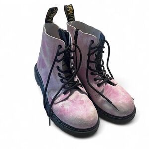 Dr Marten girls air walk pink leather size 4